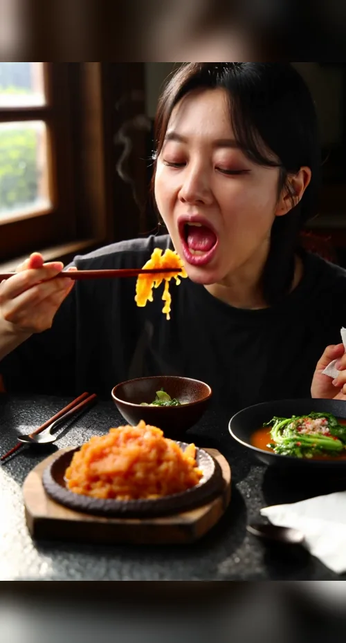 한식 요리 먹방 영상