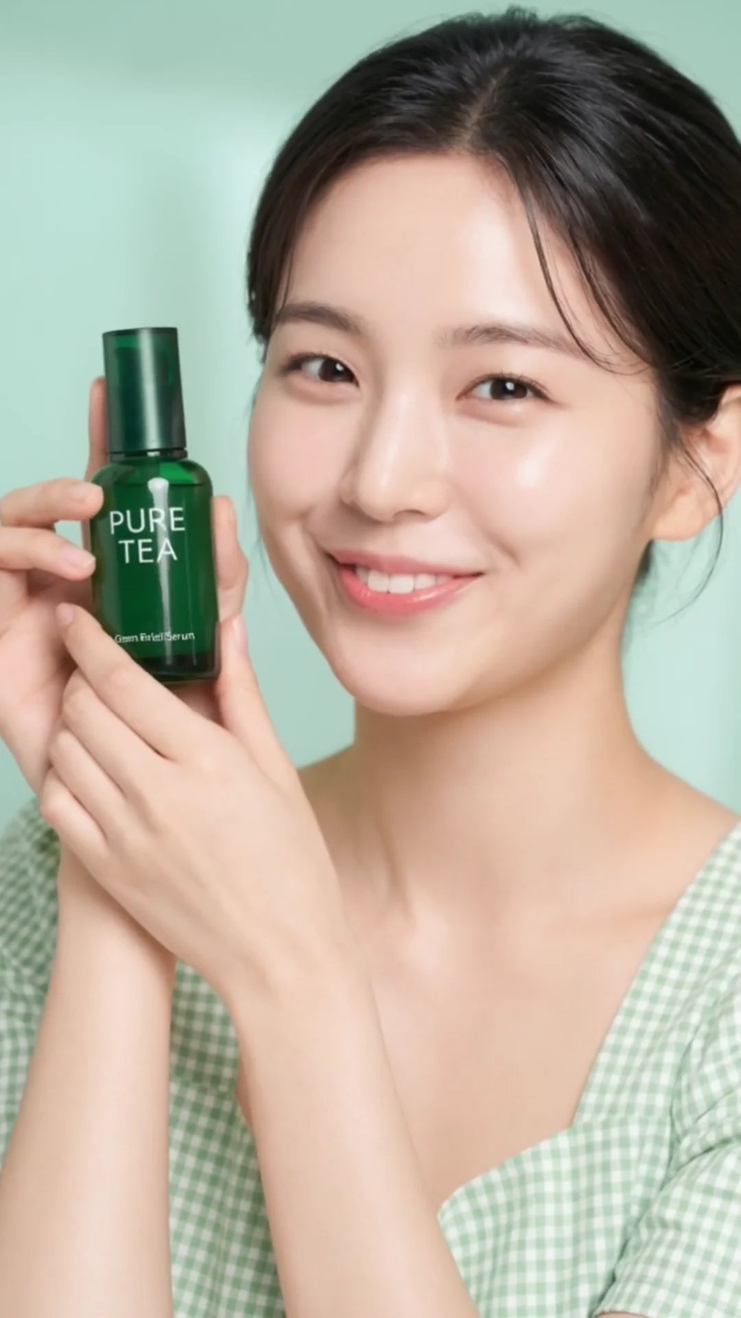 그린티 세럼 홍보 숏츠