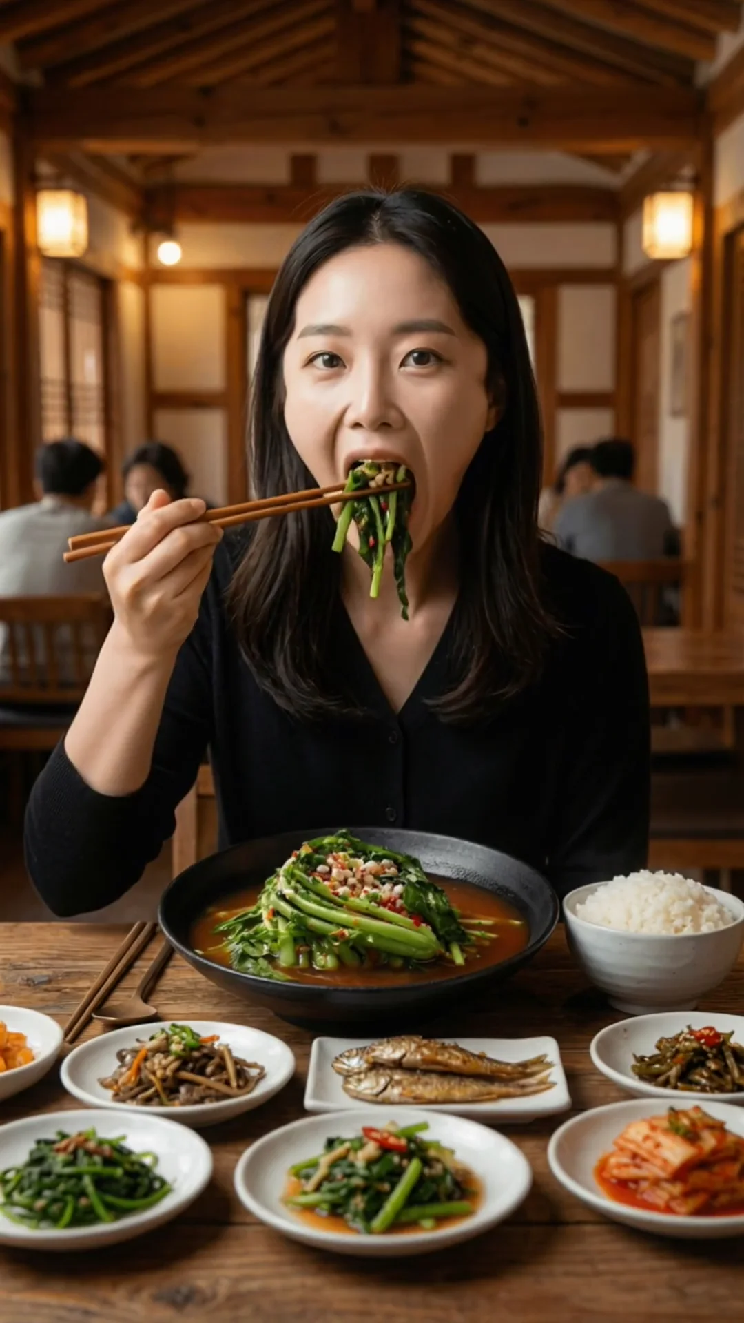 한식 밥상 먹방 숏츠