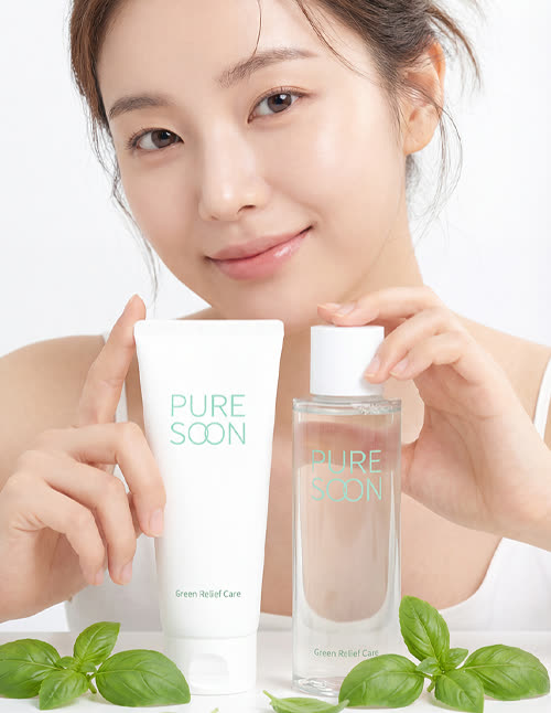 수분크림·클렌징폼 세트 촬영