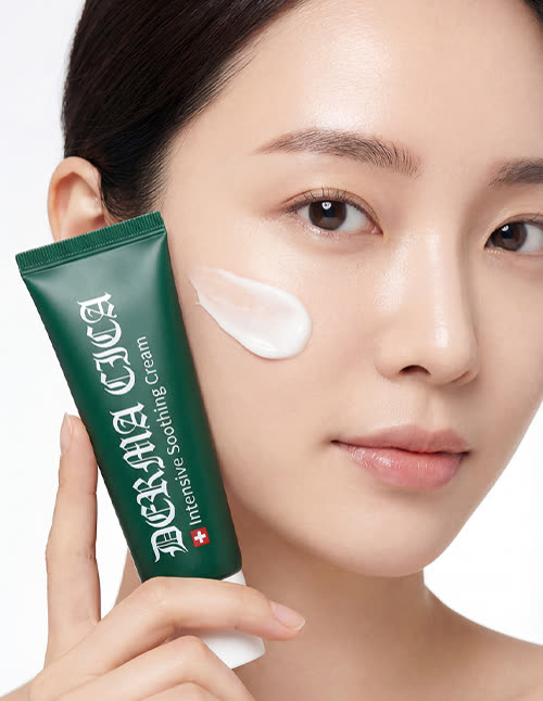시카 진정 크림 촬영