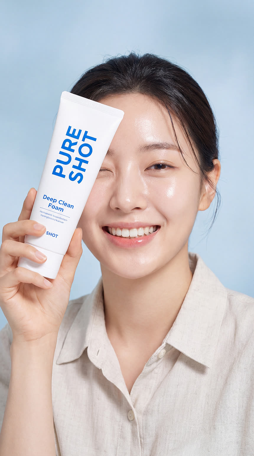 화장품 촬영 대행 사례 – 클렌징폼 제품 촬영 | 와디즈·쿠팡·스마트스토어 촬영 대행 및 화장품 상세페이지 제작 | 스튜디오숲 STUDIO SOOP