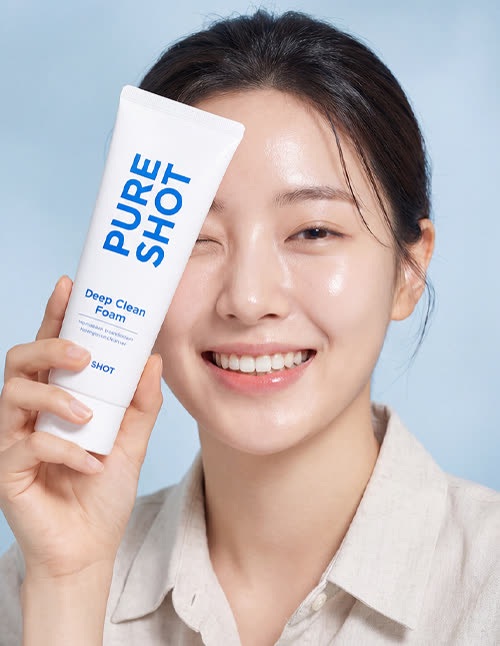 딥 클렌징 폼 촬영